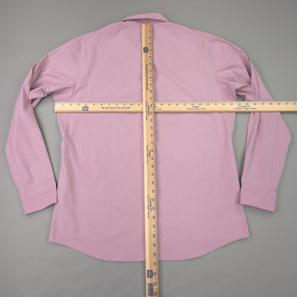 Lululemon Shirt Mens XXL Pink Check Long Sleeve Button Up New Venture Casual - Picture 9 of 14